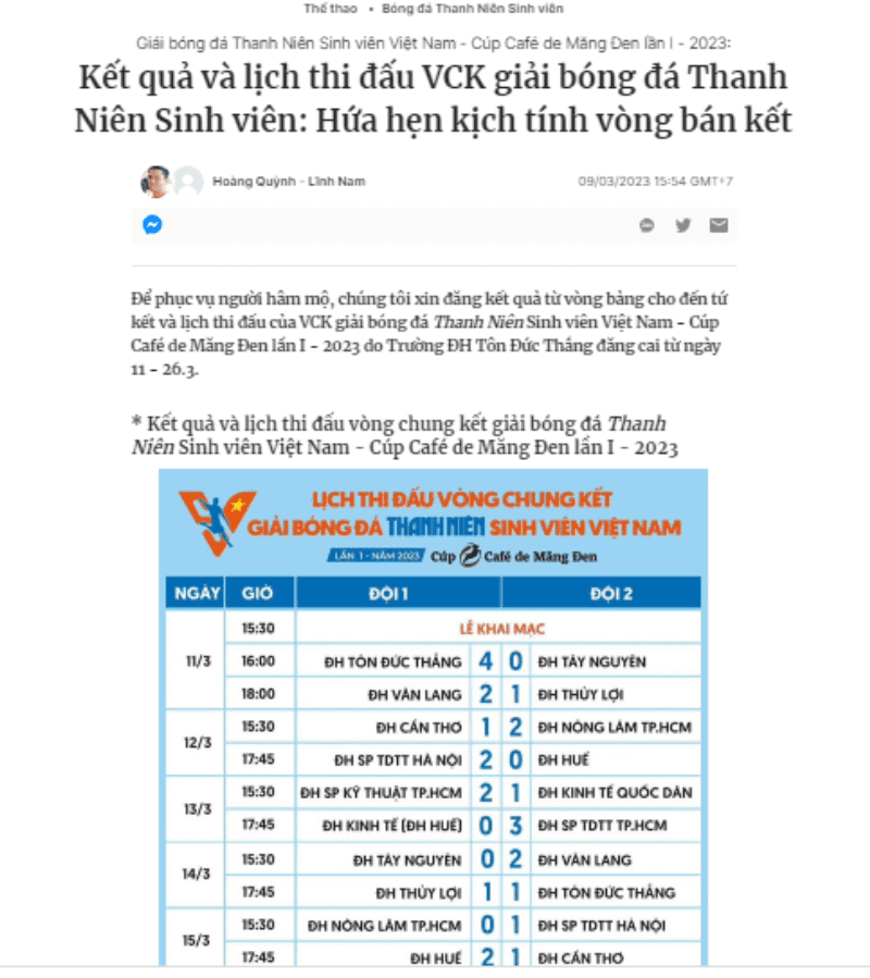 Báo Live thời gian thực