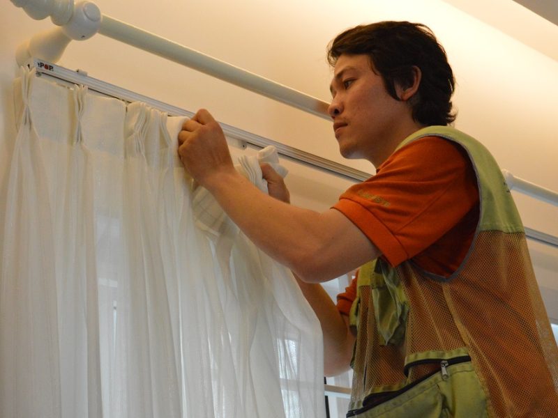 Dịch vụ giặt rèm cửa Đà Nẵng tại Multi Laundry