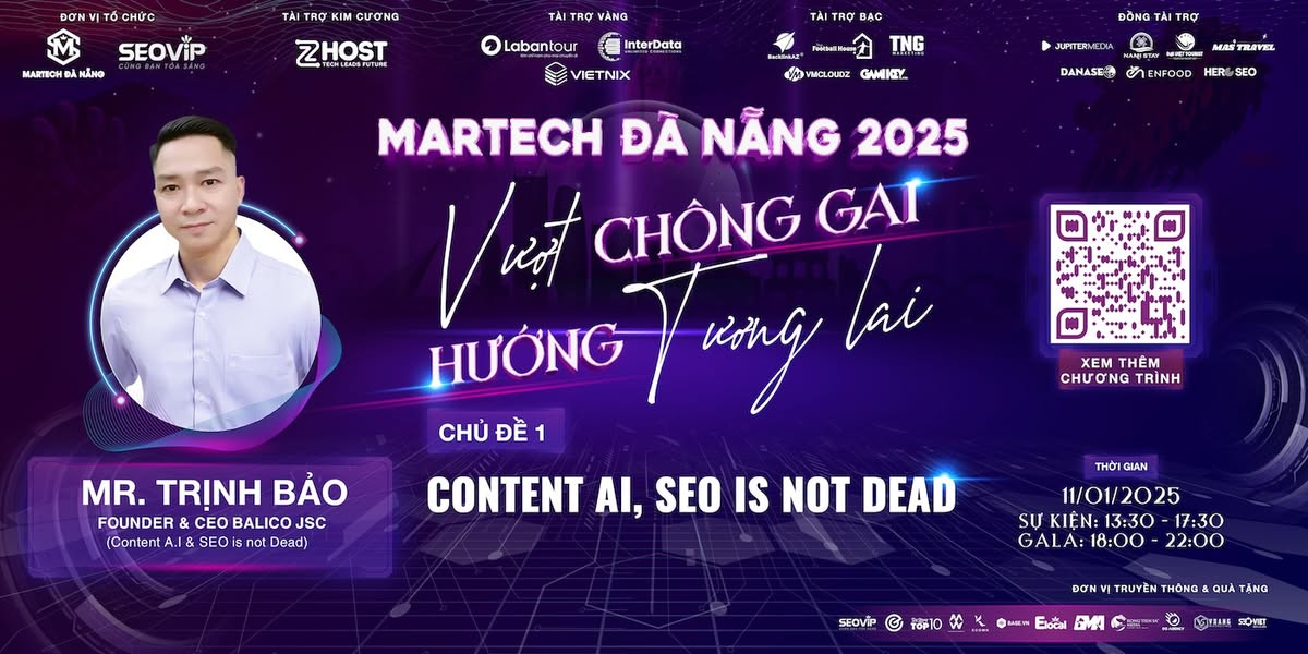 sự kiện MARTECH ĐÀ NẴNG 2025 do SEOVIP tổ chức