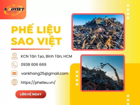 Thu mua phế liệu giá cao - Phế Liệu Sao Việt