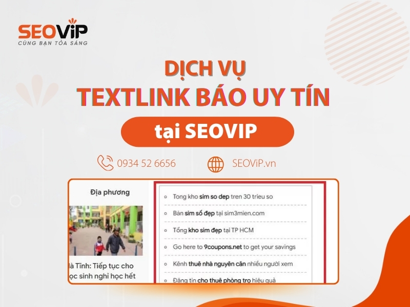 Dịch vụ mua textlink báo