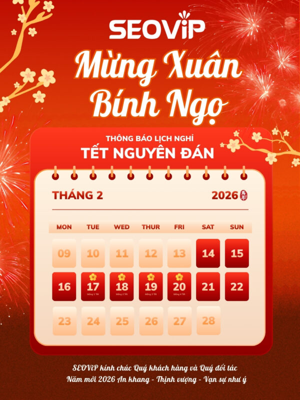 [THÔNG BÁO] LỊCH NGHỈ TẾT NGUYÊN ĐÁN BÍNH NGỌ 2026