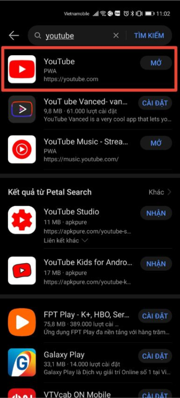 Điện thoại huawei không vào được youtube: cách xử lý nhanh